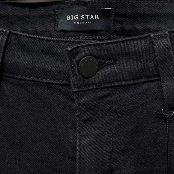 BIG STAR Jeans Womens Size 26 Hydra Cigarette Black - Picture 5 of 7
